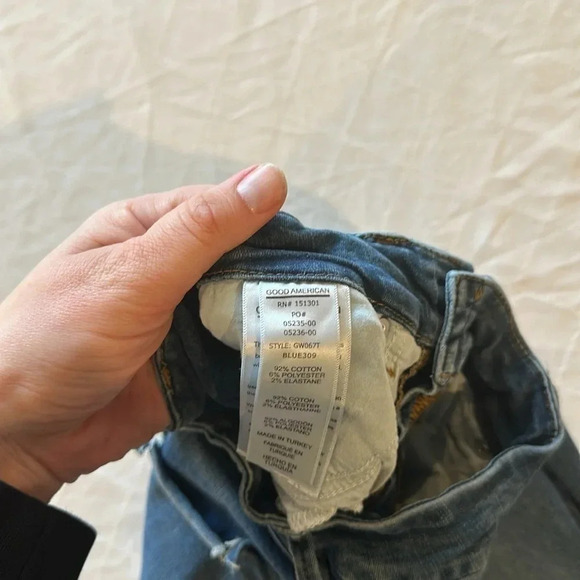 Good American GOOD WAIST HIGH RISE SKINNY JEANS GW067T Size 06/28 Inseam 29" - Picture 4 of 6